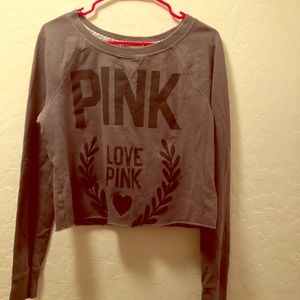 Pink belly sweatshirt